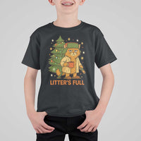 Litters Full T Shirt For Kid Funny Christmas Vacation Cat - Wonder Print Shop