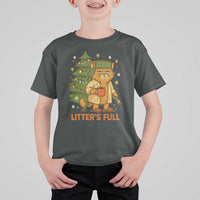 Litters Full T Shirt For Kid Funny Christmas Vacation Cat - Wonder Print Shop