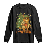 Litters Full Long Sleeve Shirt Funny Christmas Vacation Cat - Wonder Print Shop