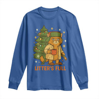Litters Full Long Sleeve Shirt Funny Christmas Vacation Cat - Wonder Print Shop