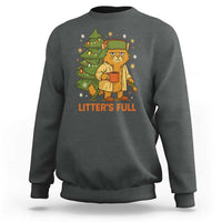 Litters Full Sweatshirt Funny Christmas Vacation Cat - Wonder Print Shop
