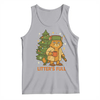 Litters Full Tank Top Funny Christmas Vacation Cat - Wonder Print Shop
