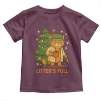 Litters Full Toddler T Shirt Funny Christmas Vacation Cat - Wonder Print Shop