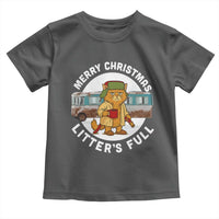 Merry Christmas Litters Full Toddler T Shirt Funny Christmas Vacation Cat - Wonder Print Shop