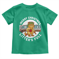 Merry Christmas Litters Full Toddler T Shirt Funny Christmas Vacation Cat - Wonder Print Shop
