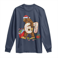 Christmas Bigfoot 67 Meme Long Sleeve Shirt Funny Six Seven Gen Alpha Slang Sasquatch - Wonder Print Shop