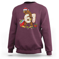 Christmas Bigfoot 67 Meme Sweatshirt Funny Six Seven Gen Alpha Slang Sasquatch - Wonder Print Shop