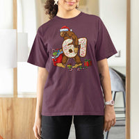 Christmas Bigfoot 67 Meme T Shirt For Women Funny Six Seven Gen Alpha Slang Sasquatch - Wonder Print Shop