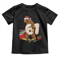 Christmas Bigfoot 67 Meme Toddler T Shirt Funny Six Seven Gen Alpha Slang Sasquatch - Wonder Print Shop