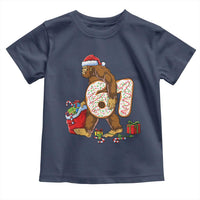 Christmas Bigfoot 67 Meme Toddler T Shirt Funny Six Seven Gen Alpha Slang Sasquatch - Wonder Print Shop