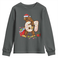 Christmas Bigfoot 67 Meme Youth Sweatshirt Funny Six Seven Gen Alpha Slang Sasquatch - Wonder Print Shop