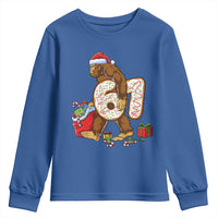 Christmas Bigfoot 67 Meme Youth Sweatshirt Funny Six Seven Gen Alpha Slang Sasquatch - Wonder Print Shop