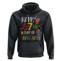 67 Days Of Kindergarten Hoodie Happy 67th Day Of School Teachers Student Meme - Wonder Print Shop