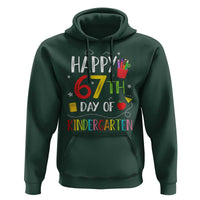 67 Days Of Kindergarten Hoodie Happy 67th Day Of School Teachers Student Meme - Wonder Print Shop