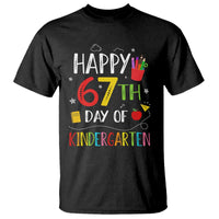 67 Days Of Kindergarten T Shirt Happy 67th Day Of School Teachers Student Meme - Wonder Print Shop