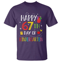 67 Days Of Kindergarten T Shirt Happy 67th Day Of School Teachers Student Meme - Wonder Print Shop