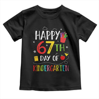 67 Days Of Kindergarten Toddler T Shirt Happy 67th Day Of School Teachers Student Meme - Wonder Print Shop