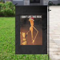 Marcus The Worm I Don't Like This Rock Garden Flag - Wonder Print Shop