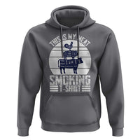 BBQ Hoodie Retro This Is My Meat Smoking Barbeque Dad