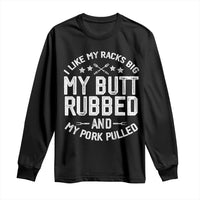 Funny BBQ Long Sleeve Shirt Pork Rub Smoking Meat Smoker Hilarious Grill Chef Grilling Gift
