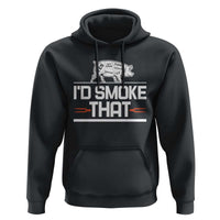 Funny BBQ I'd Smoke That Hoodie Chef Butcher Cook BBQ