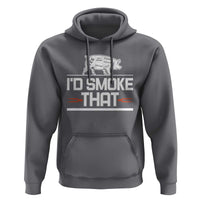 Funny BBQ I'd Smoke That Hoodie Chef Butcher Cook BBQ