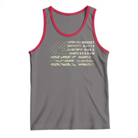 BBQ Tank Top Grilling Gifts For Grill Dad Meat Smoker Grill Camo Flag