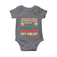 Funny BBQ Baby Onesie You Can't Beat My Meat Dad Grill Gift