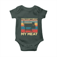 Funny BBQ Baby Onesie You Can't Beat My Meat Dad Grill Gift