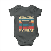 Funny BBQ Baby Onesie You Can't Beat My Meat Dad Grill Gift