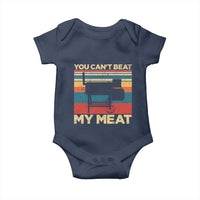 Funny BBQ Baby Onesie You Can't Beat My Meat Dad Grill Gift