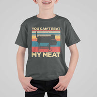 Funny BBQ T Shirt For Kid You Can't Beat My Meat Dad Grill Gift - Wonder Print Shop