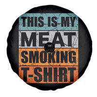 Retro BBQ Smoker This is My Meat Smoking Spare Tire Cover - Wonder Print Shop