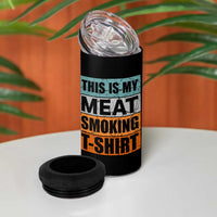 Retro BBQ Smoker This is My Meat Smoking 4 in 1 Can Cooler Tumbler - Wonder Print Shop