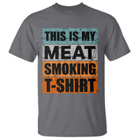 Retro BBQ Smoker This is My Meat Smoking T Shirt - Wonder Print Shop