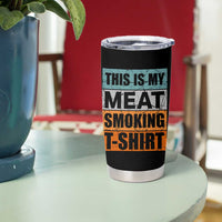Retro BBQ Smoker This is My Meat Smoking Tumbler Cup - Wonder Print Shop