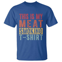 Vintage BBQ This Is My Meat Smoking T Shirt - Wonder Print Shop