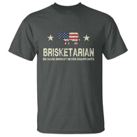 BBQ T Shirt Brisketarian Because Brisket Never Disappoints American Flag - Wonder Print Shop