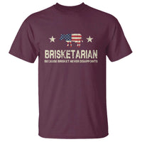 BBQ T Shirt Brisketarian Because Brisket Never Disappoints American Flag - Wonder Print Shop