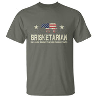 BBQ T Shirt Brisketarian Because Brisket Never Disappoints American Flag - Wonder Print Shop