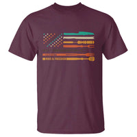 BBQ T Shirt With American Flag Brisket Butts Ribs and Freedom Grilling Gifts - Wonder Print Shop
