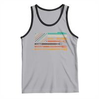 BBQ Tank Top With American Flag Brisket Butts Ribs and Freedom Grilling Gifts