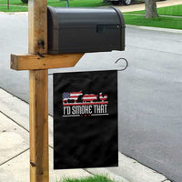 BBQ 4th July Garden Flag I'd Smoke That Patriot Barbeque Cook Chef