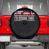 BBQ 4th July Spare Tire Cover I'd Smoke That Patriot Barbeque Cook Chef