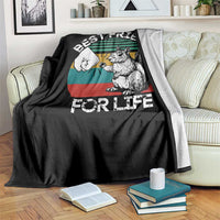 Squirrel Lover Throw Blanket Funny Vintage Squirrel Gift Best Friend For Life