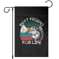 Squirrel Lover Garden Flag Funny Vintage Squirrel Gift Best Friend For Life