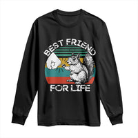 Squirrel Lover Long Sleeve Shirt Funny Vintage Squirrel Gift Best Friend For Life