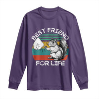 Squirrel Lover Long Sleeve Shirt Funny Vintage Squirrel Gift Best Friend For Life