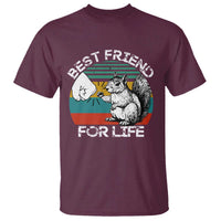 Squirrel Lover T Shirt Funny Vintage Squirrel Gift Best Friend For Life