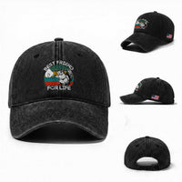 Squirrel Lover Washed Cotton Baseball Cap Funny Vintage Squirrel Gift Best Friend For Life